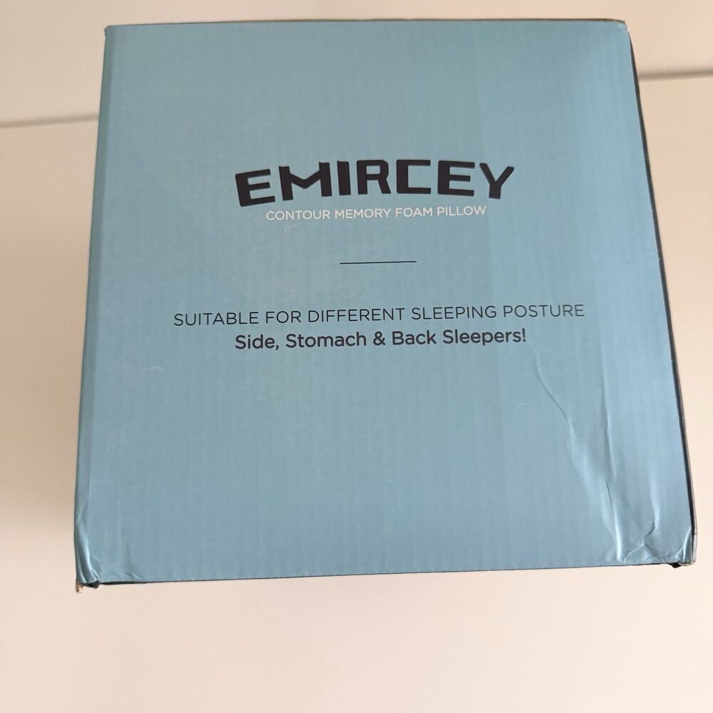 Emircey Contour Memory Foam Cervical Pillow Neck Pain Relief NEW - Picture 11 of 12